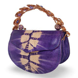 Beaded Copper Handle Purse