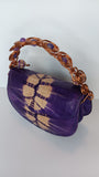 Beaded Copper Handle Purse