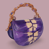 Beaded Copper Handle Purse