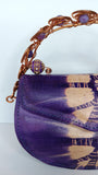 Beaded Copper Handle Purse