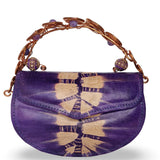 Beaded Copper Handle Purse