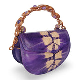 Beaded Copper Handle Purse