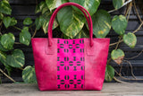 Ankara "Jamal" Tote Large (Pink)